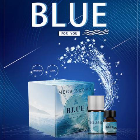 Blue 海藍之秘 藍色海洋RUSH 40+10ml 禮盒裝 高濃度RUSH